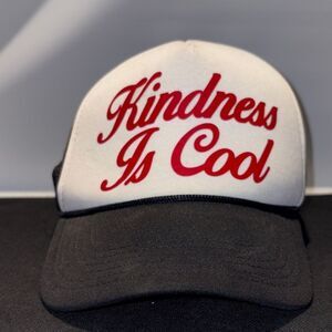 Men's 'Kindness Is Cool' Cap - Black and White